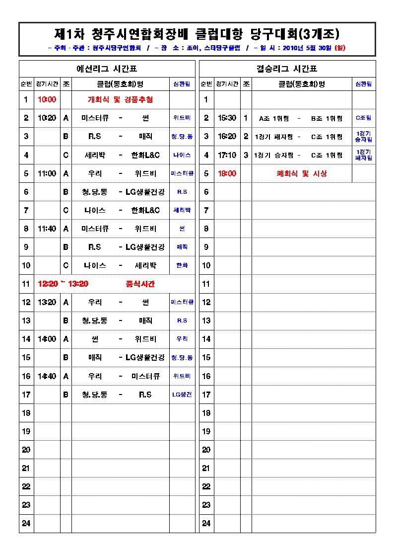 청주당구클럽 이미지