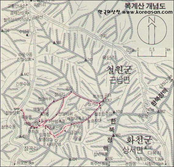 철원지역 조망 이미지