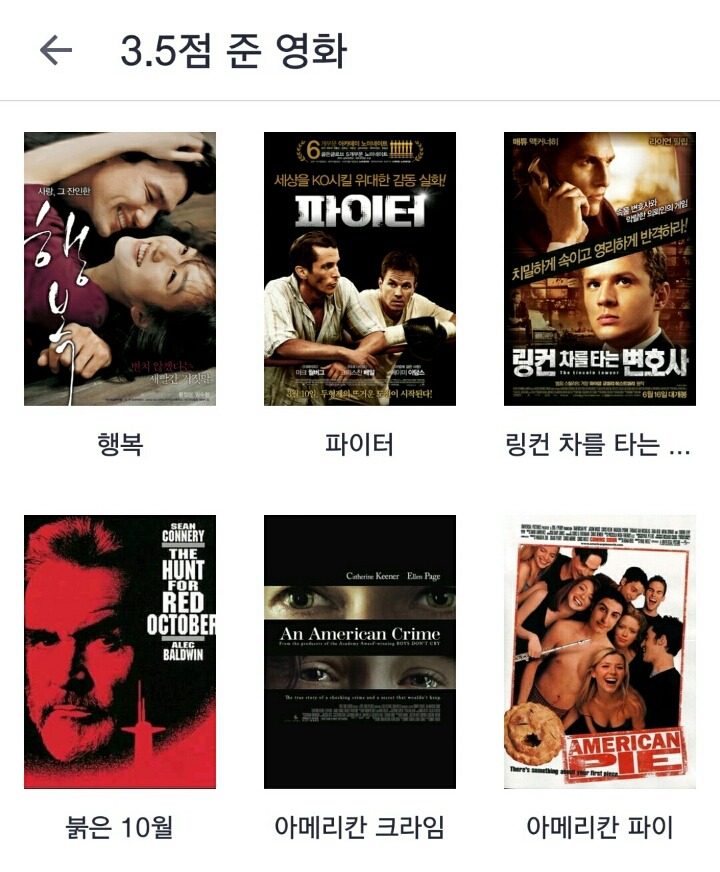 개인적인 영화 평점... | 인스티즈