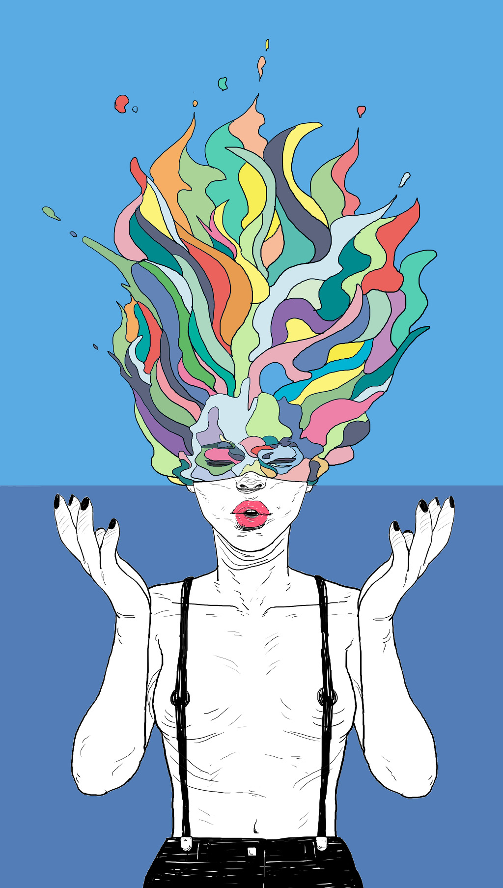 제가 그동안 그린 폰배경화면 일러스트입니다. 사용하실분들은 사용하셔도 됩니다 ㅎㅎ | 인스티즈