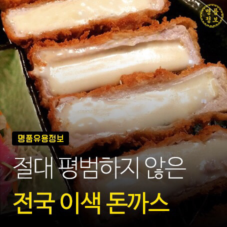 절대 평범하지 않는 전국 이색 돈까스 | 인스티즈