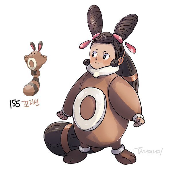 포켓몬을 의인화 한다면? -2세대 포켓몬 일러스트 | 인스티즈