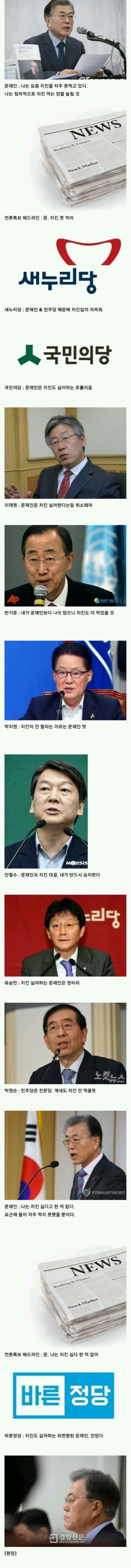 문재인:치킨을 자주 못 먹는다 | 인스티즈