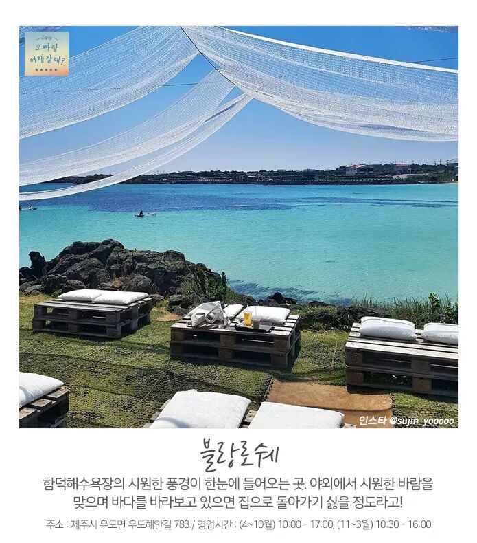꼭 가봐야 할 우도 카페7 | 인스티즈