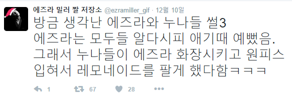 어릴때 예뻐서 누나가 여장시켰다는 남자연예인 | 인스티즈