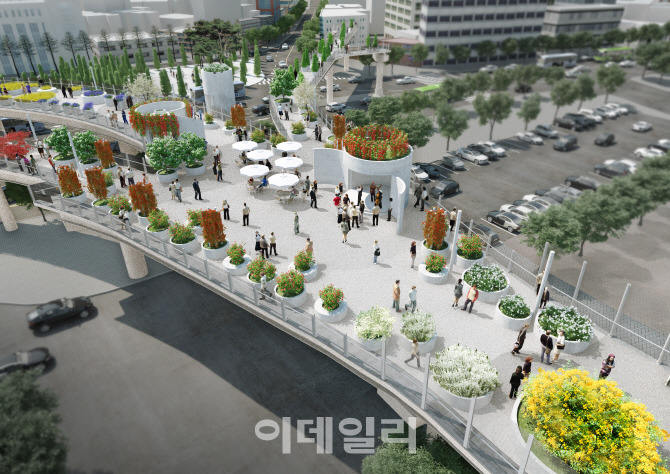 서울역 7017 프로젝트 서울역고가 공원화 기본설계안 조감도 | 인스티즈