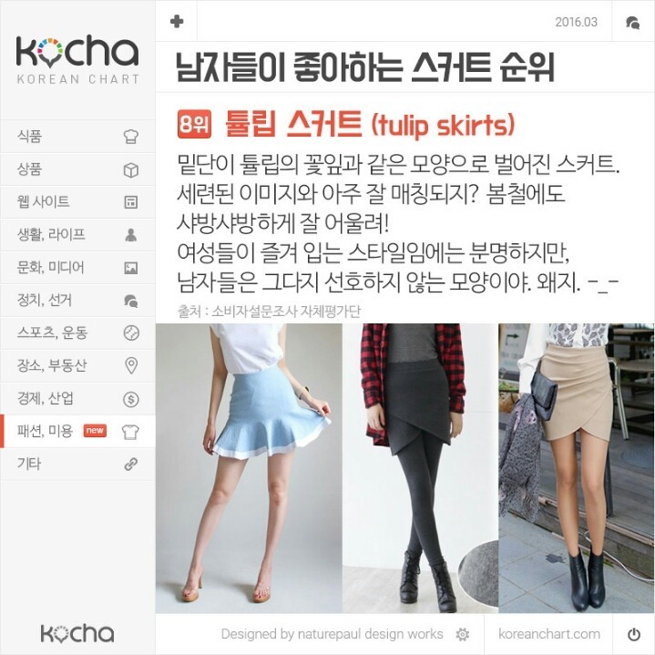 남자들이 좋아하는 여자 치마 Best 8 | 인스티즈