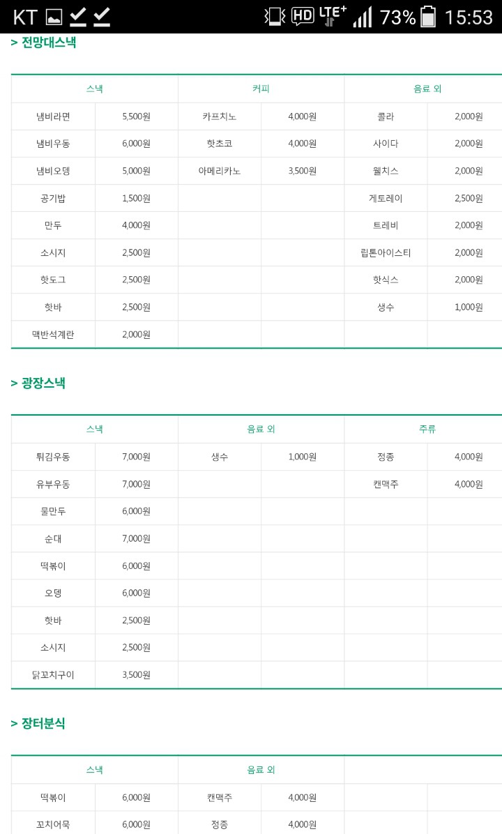 평창이 비싸다고 해서 다른 리조트 음식 가격을 찾아봄.jpg | 인스티즈