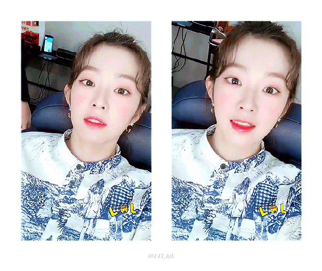 오늘자 똥머리 아이린.jpgif | 인스티즈