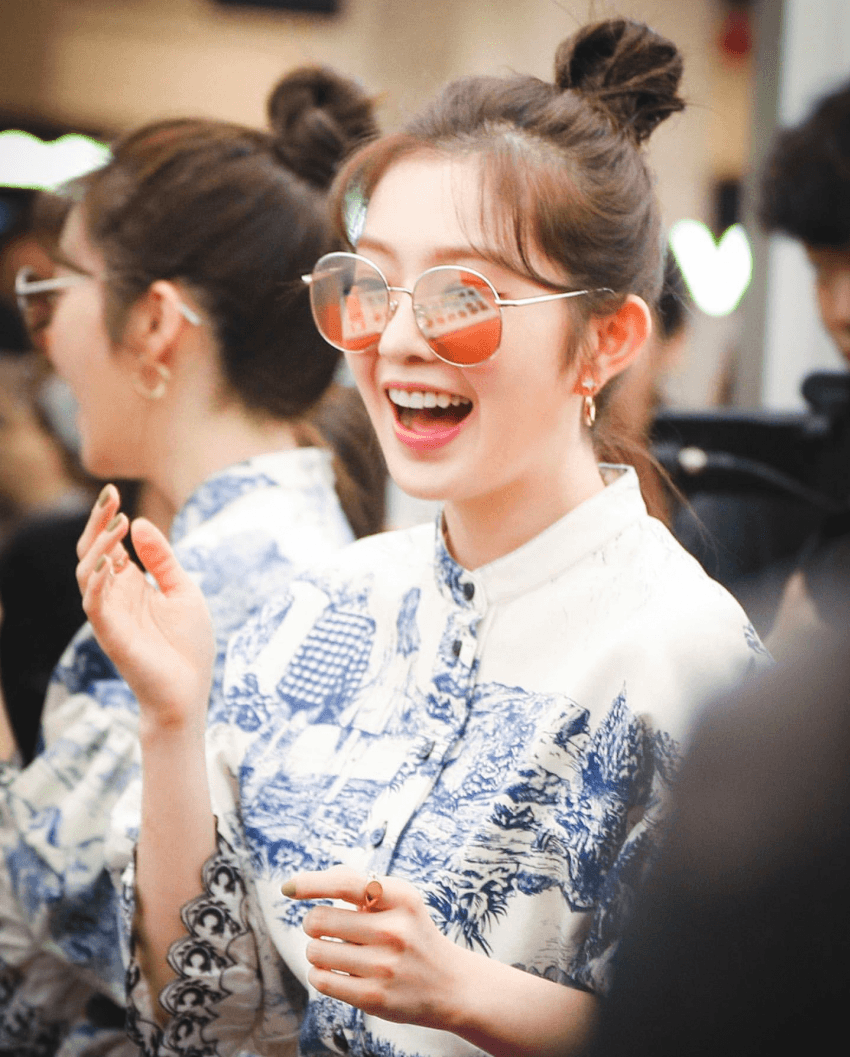 귀여운 똥머리 아이린.jpgif | 인스티즈
