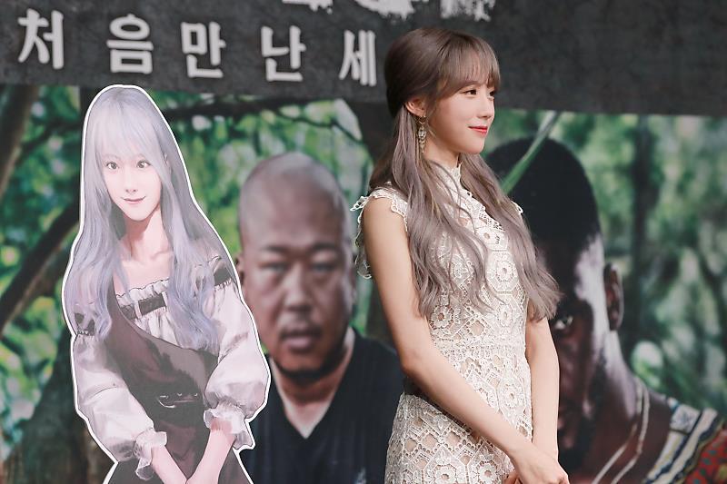 우주소녀 포스트 두니아 제작 발표회 루다 | 인스티즈