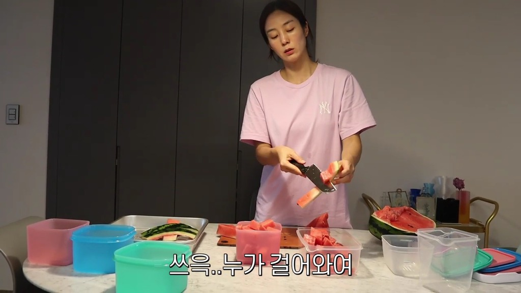 문가든씨가 알려주는 수박 조각 보관하려고 자를때 꿀팁 | 인스티즈