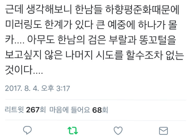 미러링의 현실적 한계.... | 인스티즈