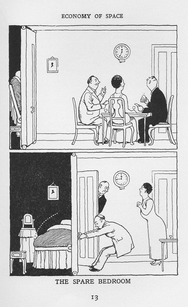 1930년대 영국에서 나온 작은 아파트에 사는 사람들을 위한 공간 활용 팁들..jpg | 인스티즈