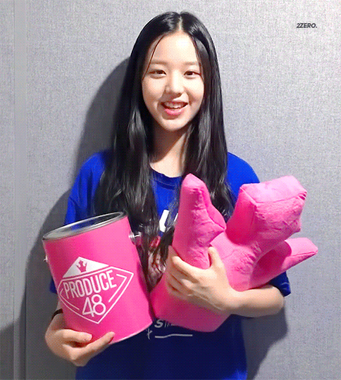 프듀48 장원영 국프2단계 인증.gif | 인스티즈
