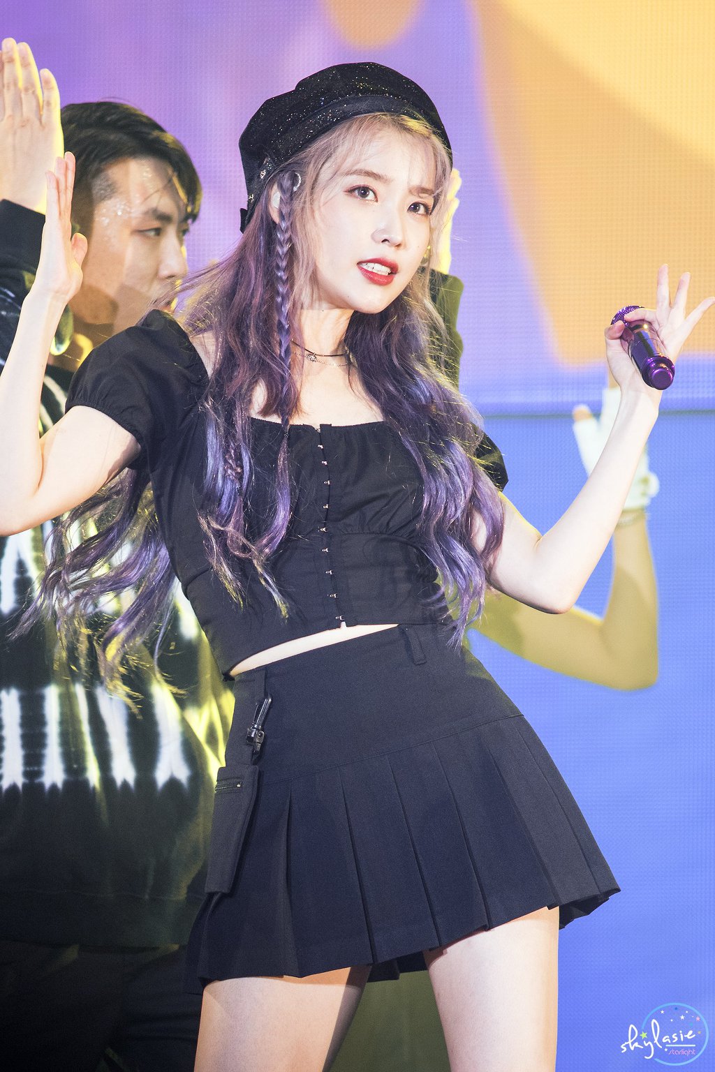 보라색 머리 아이유.jpg | 인스티즈