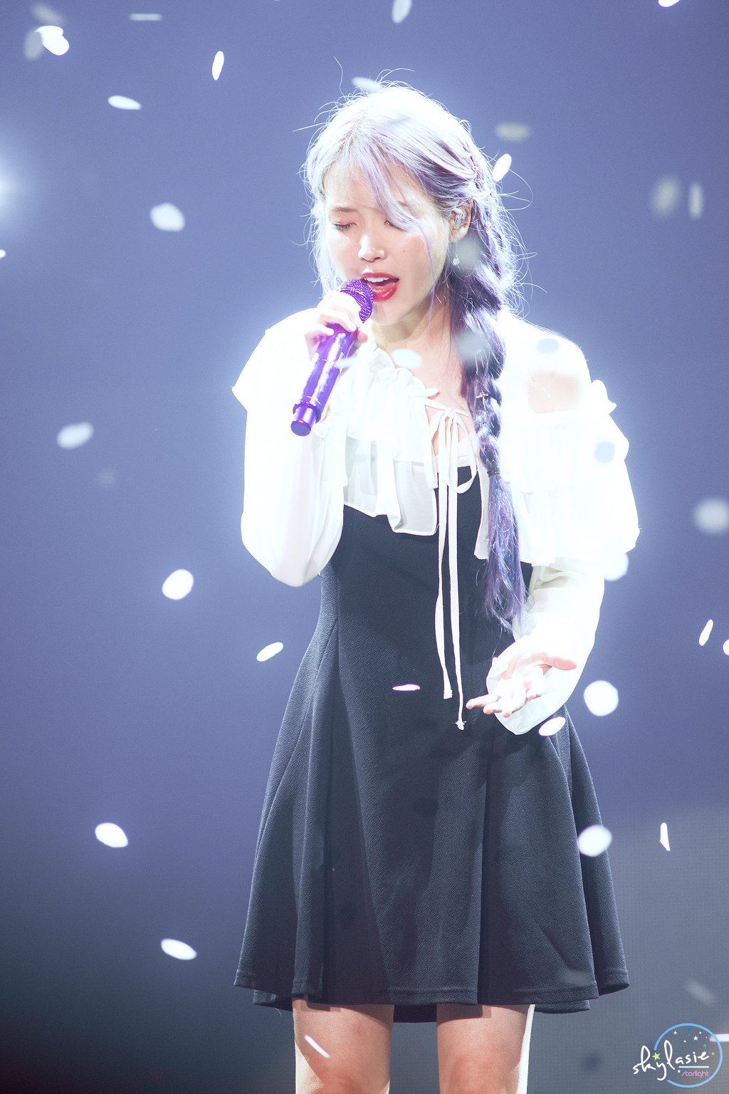 보라색 머리 아이유.jpg | 인스티즈